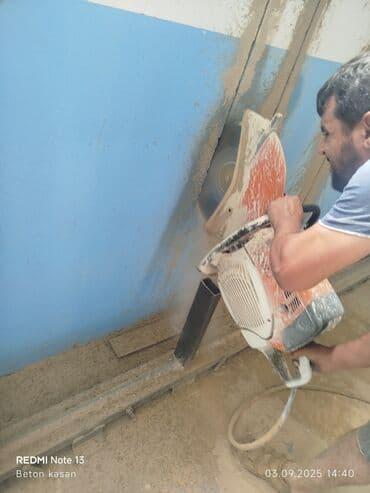 islenmis qapi pencere: #Betonkesme #betondeşmə Beton kubik kərpic - dən kəsim deşim — 10