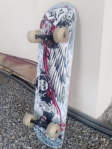 skeytbord: Skateboard – tam komplekt - Gövdə: klassik ikitərəfli konka, üst — 3