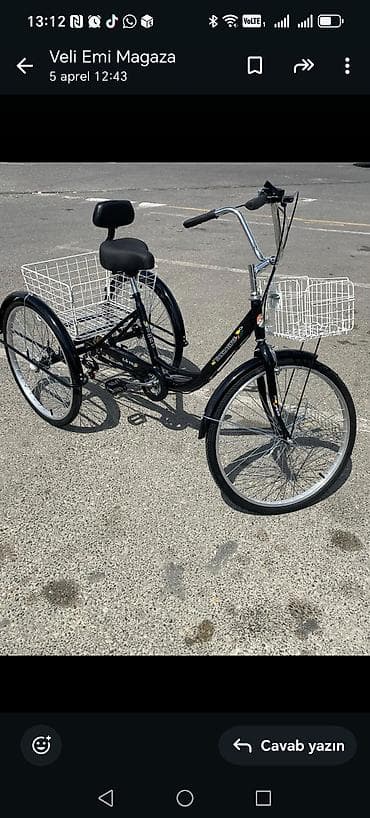 Şəhər daxili rahat hərəkət və yüklərin daşınması üçün üçtəkərli