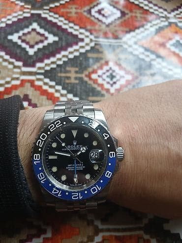 telofon saat: Qol saatı, Rolex, rəng - Qara — 1