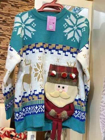 Çəngəllər: Məhsul: Yeni il temalı trikotaj sviterlər - Brend: ZeZe Collection — 5