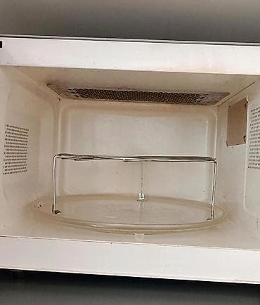 android tv box 9: Mikrodalğalı soba Nikai, Ayrıca dayanan, Mikrodalğalar ilə, rəng - Gümüşü, İşlənmiş — 2