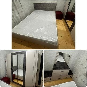 Yataq mebeli 500 AZN ❗ Matras daxildir,taxt bazalı deyil.Ünvan Binə