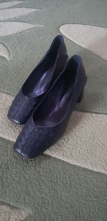 qadin pencekleri: Tuflilər, Ölçü: 38.5, rəng - Qara, İşlənmiş — 2