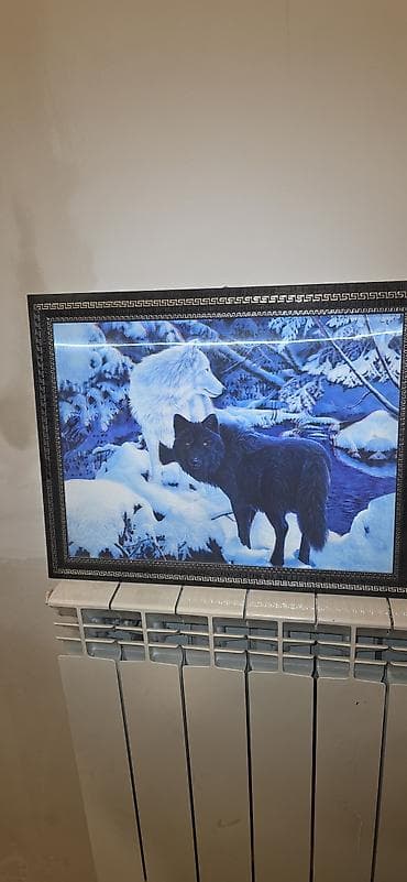 qoyun şekilleri: Divar rəsmləri – 2 ədəd çərçivəli tablo 1) Natürmort kompozisiya - — 2