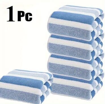 üzüm: Üz üçün Yeni rəng - Mavi Mikrofiber Dəsmal, Pulsuz çatdırılma — 1