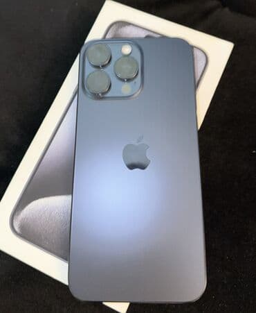 IPhone 15 Pro Max, 256 GB, Blue Titanium, Face ID