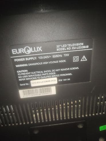 monitir: Новый Телевизор Eurolux LED экран 32" HD (1366x768), Самовывоз, Платная доставка — 5