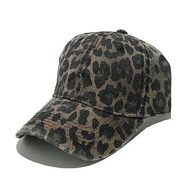 Leopard naxışlı beysbol papağı - Rəng/naxış: qəhvəyi-qara leopard