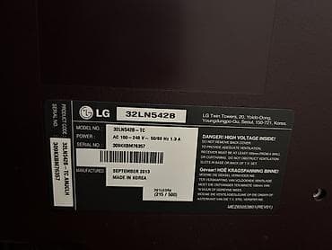 tv sent: İşlənmiş Televizor LG LED ekran 32" Ünvandan götürmə — 2