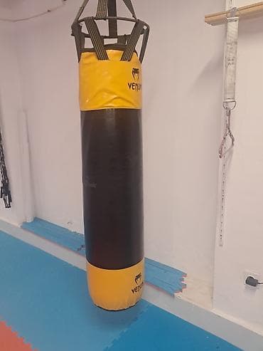 Боксерские груши: Venum asma boks kisəsi - Brend: Venum - Rəng: sarı-qara - Tip: asma — 2