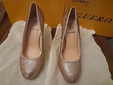 qızılı ayaqqabı: G.U.E.R.O. qadın tuflisi - Model: klassik “pump” stili - Rəng — 1