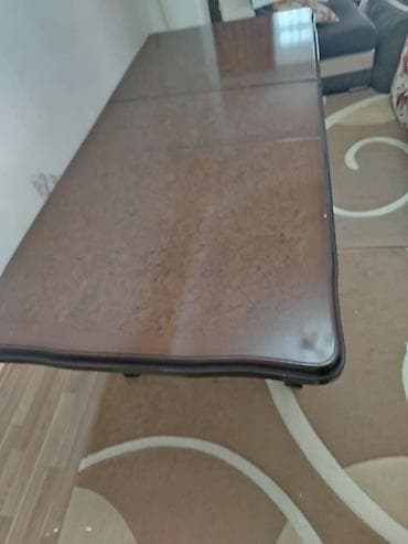 kuru: Klassik üslubda yemək otağı dəsti - Masa: düzbucaqlı forma — 5