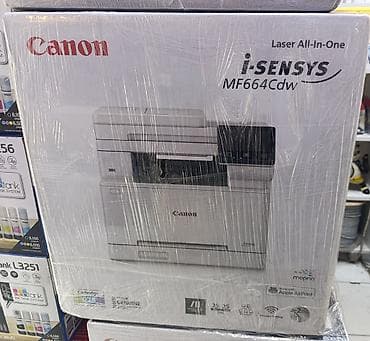 canon printer: Canon i-SENSYS MF664Cdw – çoxfunksiyalı rəngli lazer cihazı - — 1