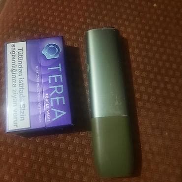 часы смарт: IQOS ILUMA cihazı + TEREA Purple Wave sticks (qutusu təsvir olunur) — 1