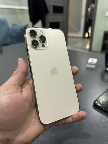 IPhone 12 Pro Max, 256 GB, Qızılı, Face ID
