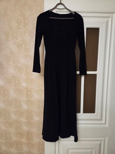 бесшовное утягивающее белье: Qara uzun don - Rəng: tam qara - Model: uzun, axıcı ətəkli - Yaxa — 2