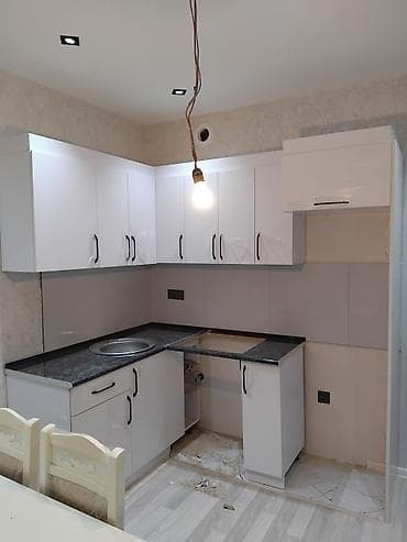 kitayski roza: Mətbəx mebeli – künc və düz planlı modellər - Dizayn: Müasir — 6