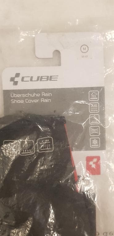 Velosiped aksesuarları: CUBE Shoe Cover Rain – velosipedçilər üçün yağışlıq ayaqqabı qapaqları — 1