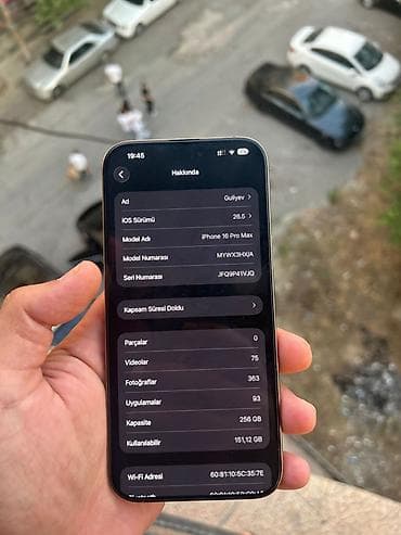 IPhone 16 Pro Max, 256 GB, Gümüşü, Face ID — 3