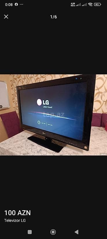 lcd: LG televizor - Brend: LG - Ekran: LCD/LED tipli düz panel, geniş — 7