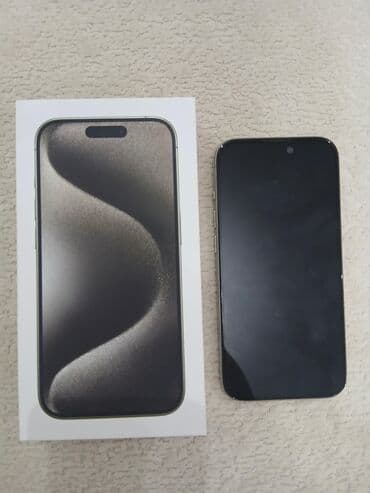 IPhone 15 Pro, 256 GB, Gümüşü, Face ID