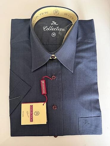 Рубашки: Мужская рубашка, M, цвет - Голубой — 1