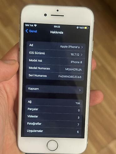 Powerbanklar: IPhone 8, 64 GB, Gümüşü, Barmaq izi — 3