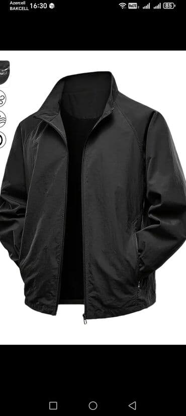купить кожаную куртку в баку: Kurtka, Vetrovka, Payız, 2XL — 1