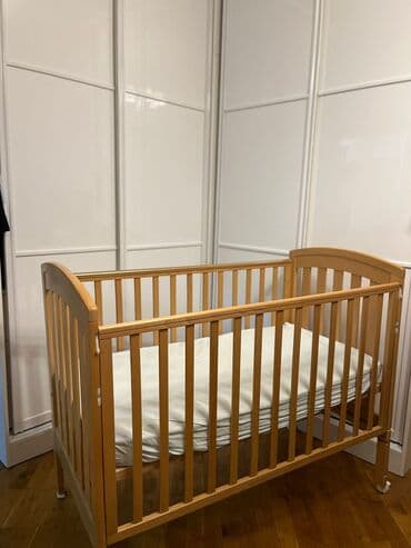 Oğlan və qız üçün, Yeni, Dördbucaq, Beşik, Dəstsiz, Matras ilə, Yellənmə mexanizmsiz