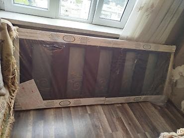 mdf: Daxili otaq qapısı – şüşə dekorlu model 250 azn alinib tezedi — 1