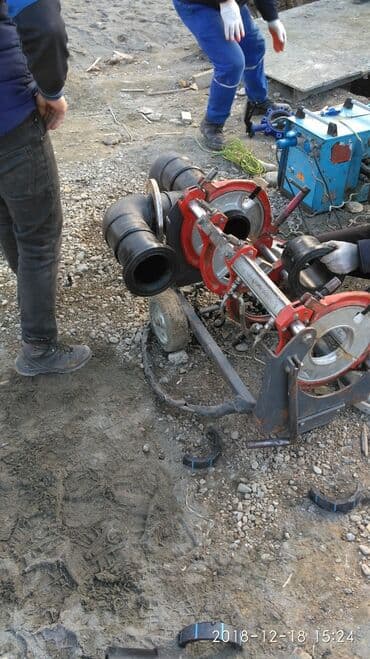 ремонт холодильного оборудования: Polietilen (PE 100) borularin qaynaq edilməsi və satışı. Alin qaynagi — 4