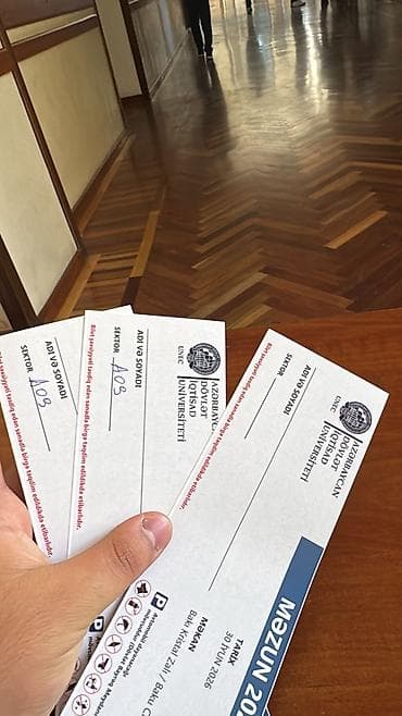 çöl qapi: Məhsul: UNEC “Məzun 2026” mərasiminə giriş biletləri Təsvir: - — 1