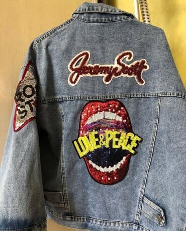 cins pencekler 2022: Cins kurtka, L — 1