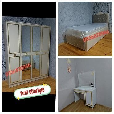 mebel desdi: Yataq otağı dəsti – yeni sifarişlə Komplekt tərkibi (modeldən asılı — 8