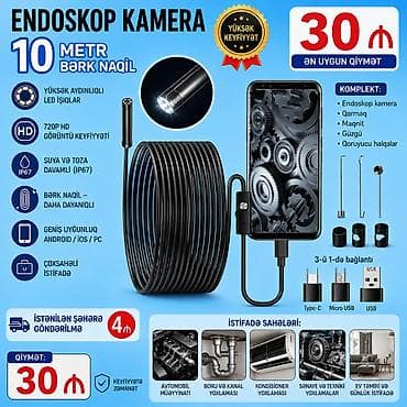 honor magic 8: Endoskop kamera. 🚩 Naqil Uzunluğu -5 Metr (20₼) - bərk 🚩 Naqil — 2