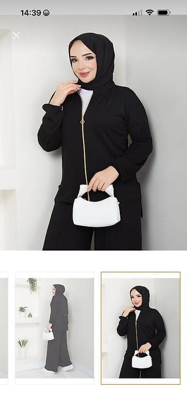 salvar pencek destleri: Qadın ikili dəst – qara rəng-L-XL ölçülərə uyğundur. - Tərkib: üst — 2