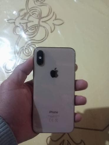 IPhone Xs, 64 GB, Matte Gold, Zəmanət, Simsiz şarj, Face ID
