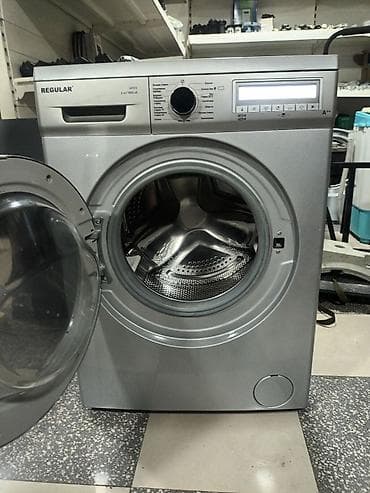 hoffman servis: REGULAR markalı ön yükləməli paltaryuyan maşın - Rəng: metalik/gümüşü — 2