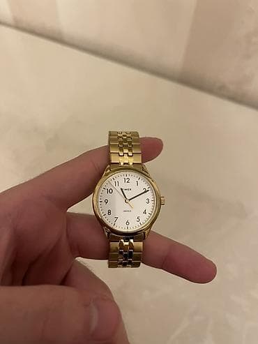 versace qolbag: İşlənmiş, Qol saatı, Timex, rəng - Qızılı — 1