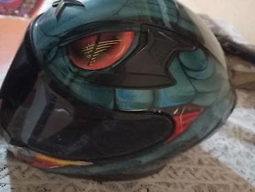 gəncə maşınlar: Tam üzlü motosiklet dəbilqəsi – unikal airbrush dizayn - Tam üzlü — 3