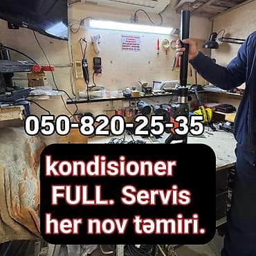 Kondisioner servisi. Qurashdirilma, ( tozsuz) beton deshilmesi — 2