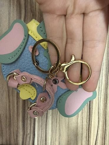 Rəngarəng mini aksessuar/kiçik çanta–açarliq - Material: teksturalı — 4