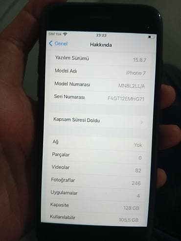 iphone x mini: IPhone 7, 128 GB, Jet Black, Barmaq izi — 4