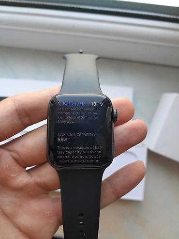 kreditgo space: Apple Watch Series 6, 40 mm (Space Gray Alüminium korpus) – dərin göy — 6