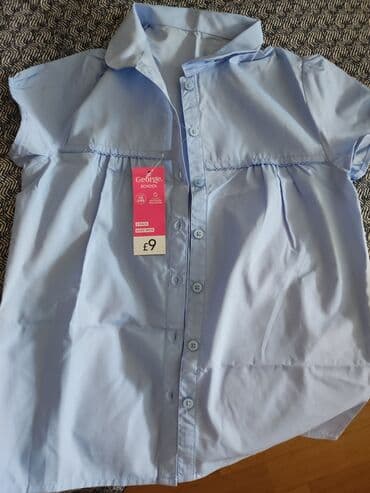 məktəb çantaları və qiymətləri: 2 ədəd Mavi məktəb köynək qız üçün 13-14 yaş George Asda Amerika — 3