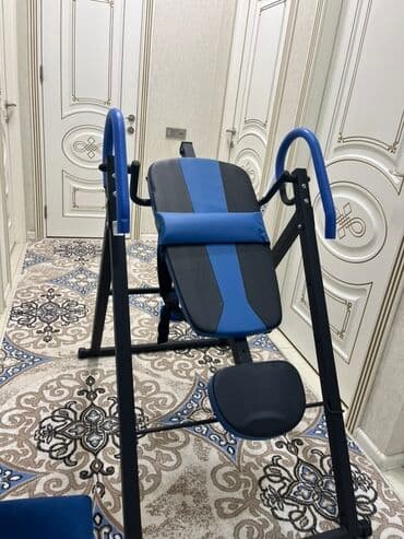 İnversiya masası (başaşağı trenajor) - Dayaqlı polad karkas, geniş