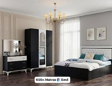Yataq otağı dəsti – 650₼ (matras hədiyyə) Komplektin tərkibi: -