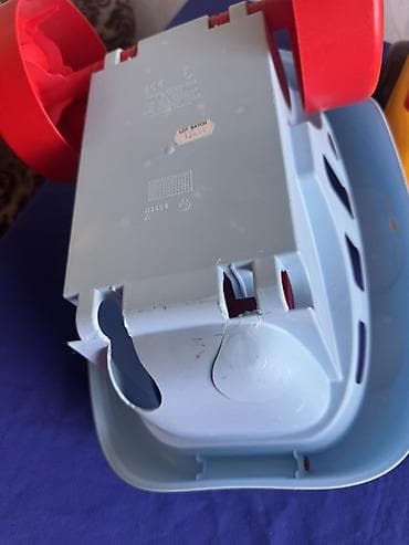 Uşaq üçün plastik supermarket arabası və çıxarıla bilən səbət dəsti - — 4