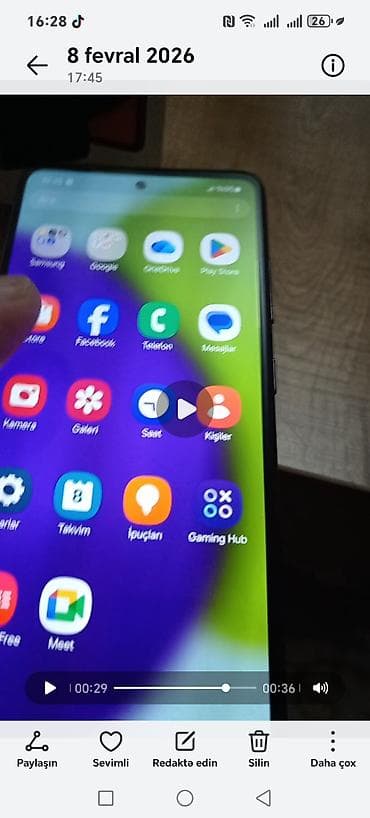 xiaomi note 6 pro: Samsung Galaxy A52, 256 GB, rəng - Qara, İki sim kartlı — 2